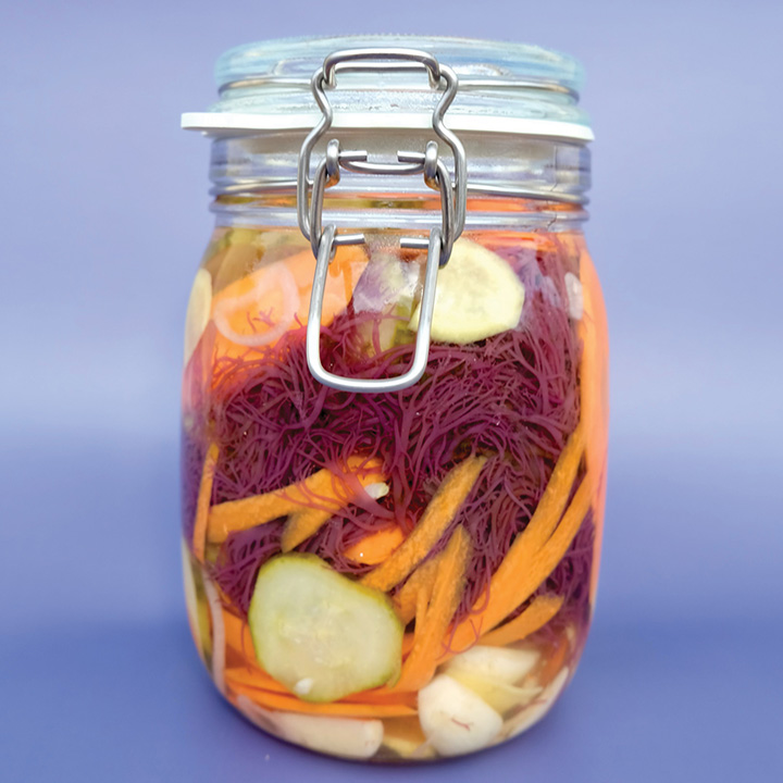 Ginger Garlic Pickled Ogo